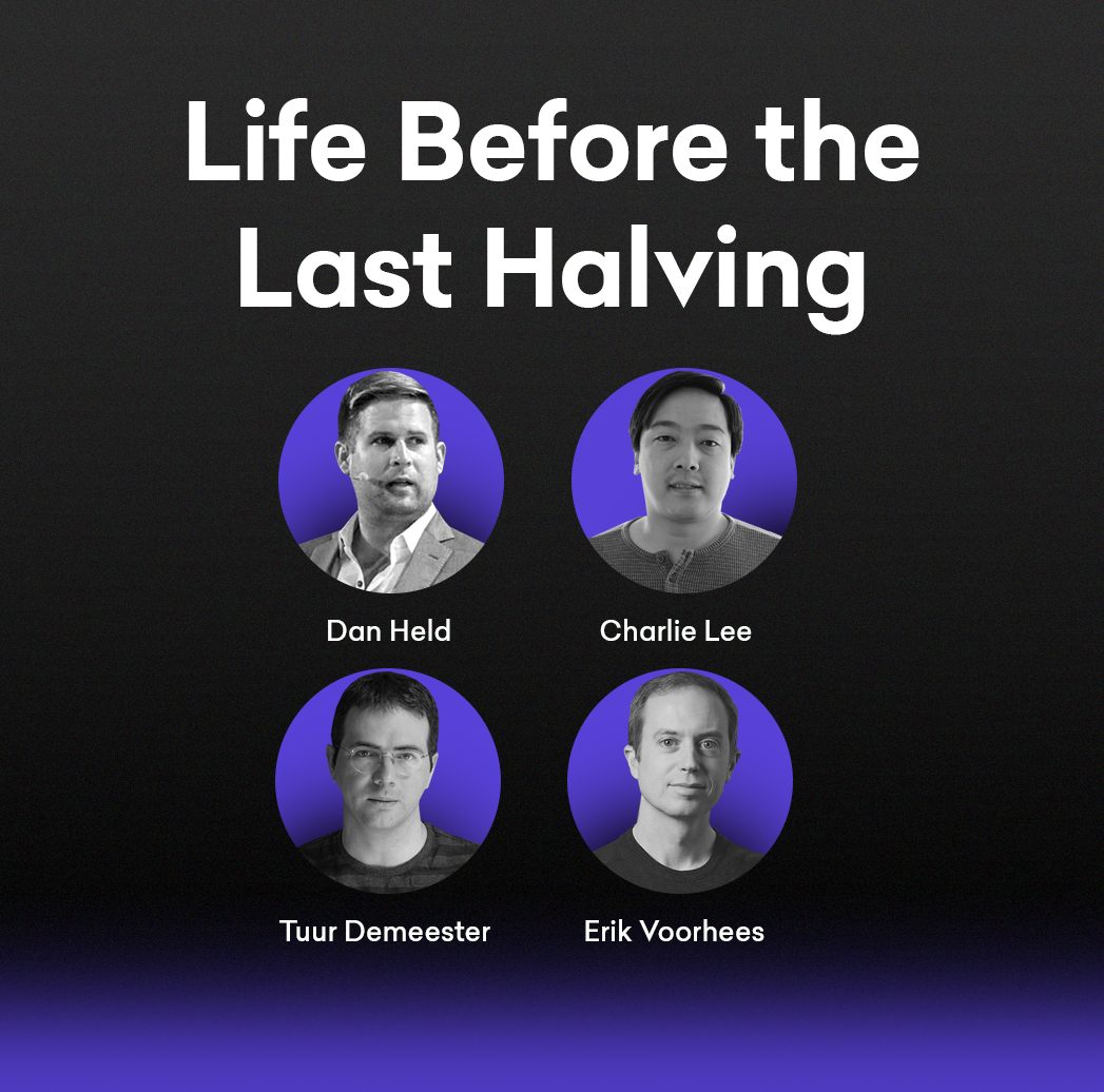 Life Before the Last Halving: A Free Kraken Webinar w/ Dan Held & Special Guests – Wednesday, May 6th @ 10:00 PM EST
